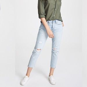 Levi's Jeans - Levi’s 501 Wedgie DIY Cropped Taper Jeans Big E Levi's Jeans - Levi’s 501 Wedgie DIY Cropped Taper Jeans Big E